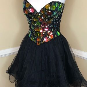 Sherri Hill Black Cocktail
